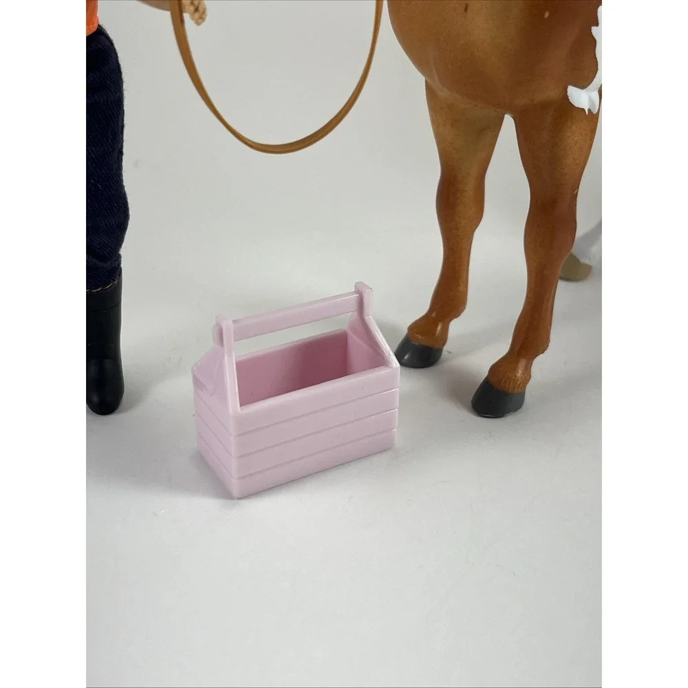 Breyer Palomino Horse & Natalie Doll Little Debbie‎ Pony Toy Lot Spotted Blonde